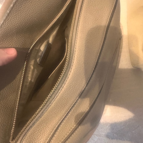 LOEWE medium puzzle bag | taupe beige calfskin pebbled leather w/ insert - Picture 6 of 17